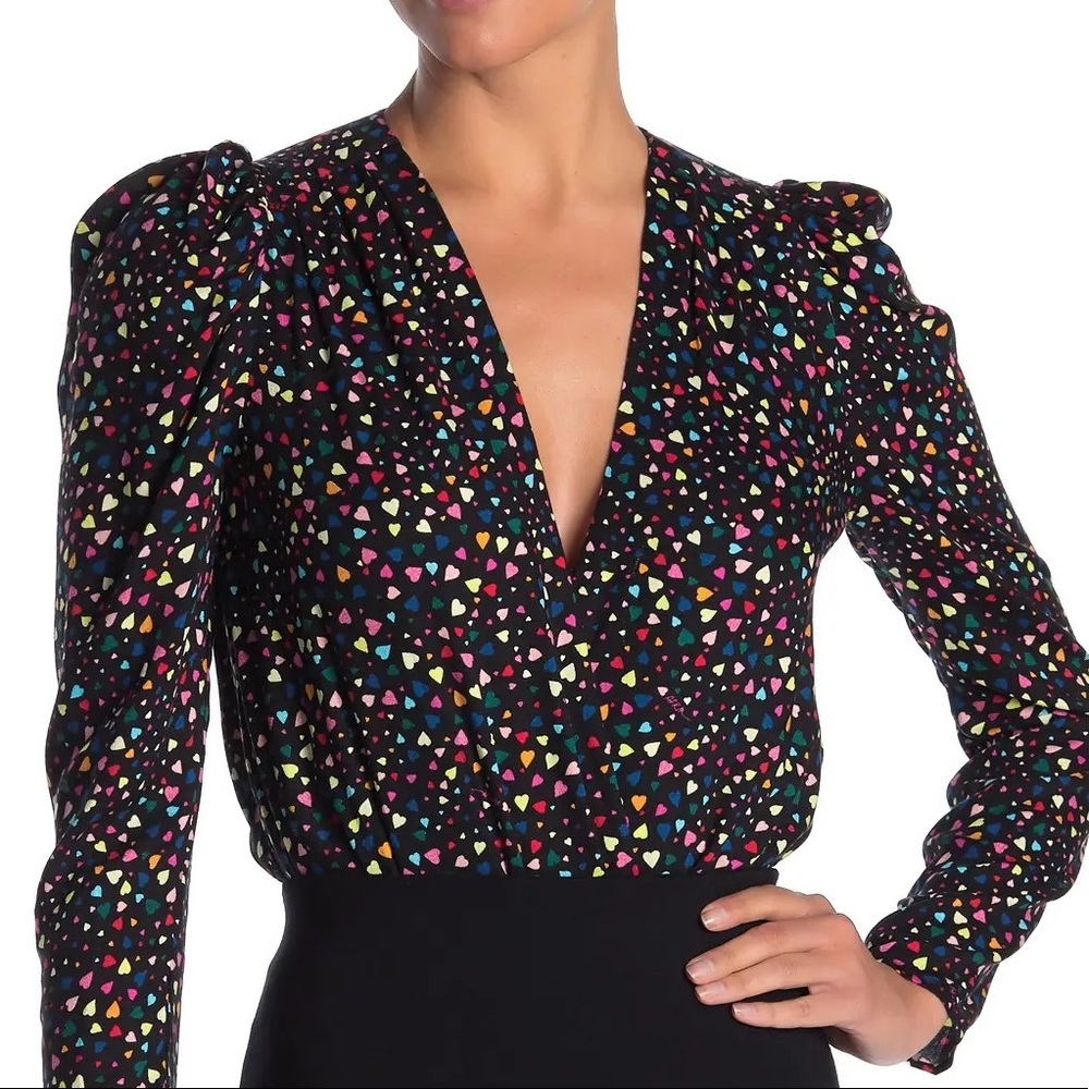 AFRM Hearts Thong Bodysuit